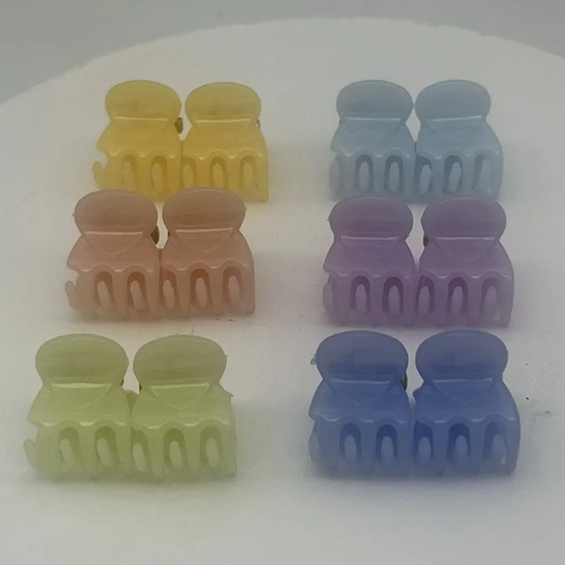 12 teile/satz süße kleine Haar Krallen clips für Mädchen Mini Haars pange Klaue Kinder Haar Krabben Dame Kinder Haarnadeln Prinzessin Haarschmuck – Detail 10