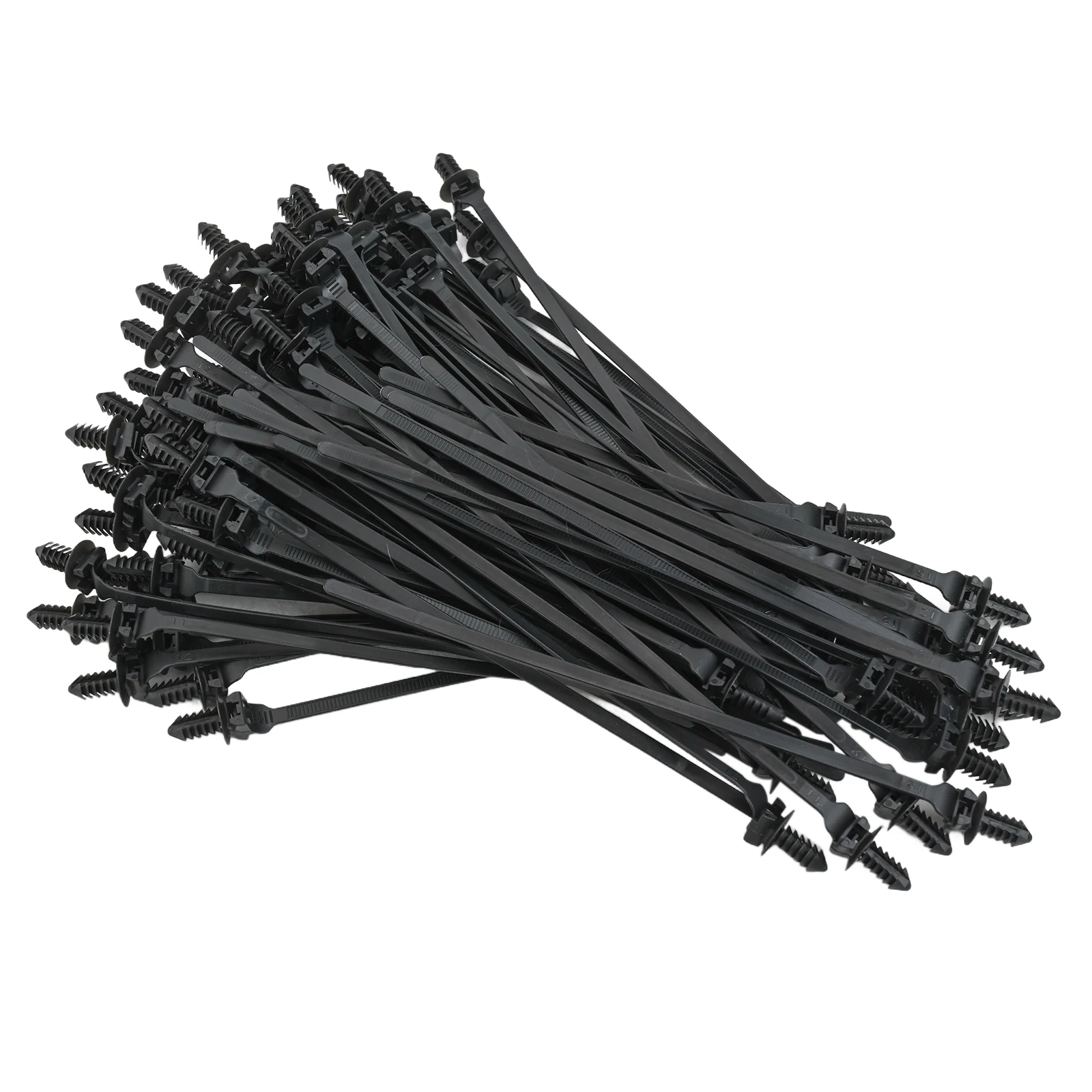 Cable Ties Nylon Push Clips Home Improvement Automotive Repair High Quality Nylon Car Use Easy To Use 185mm Length