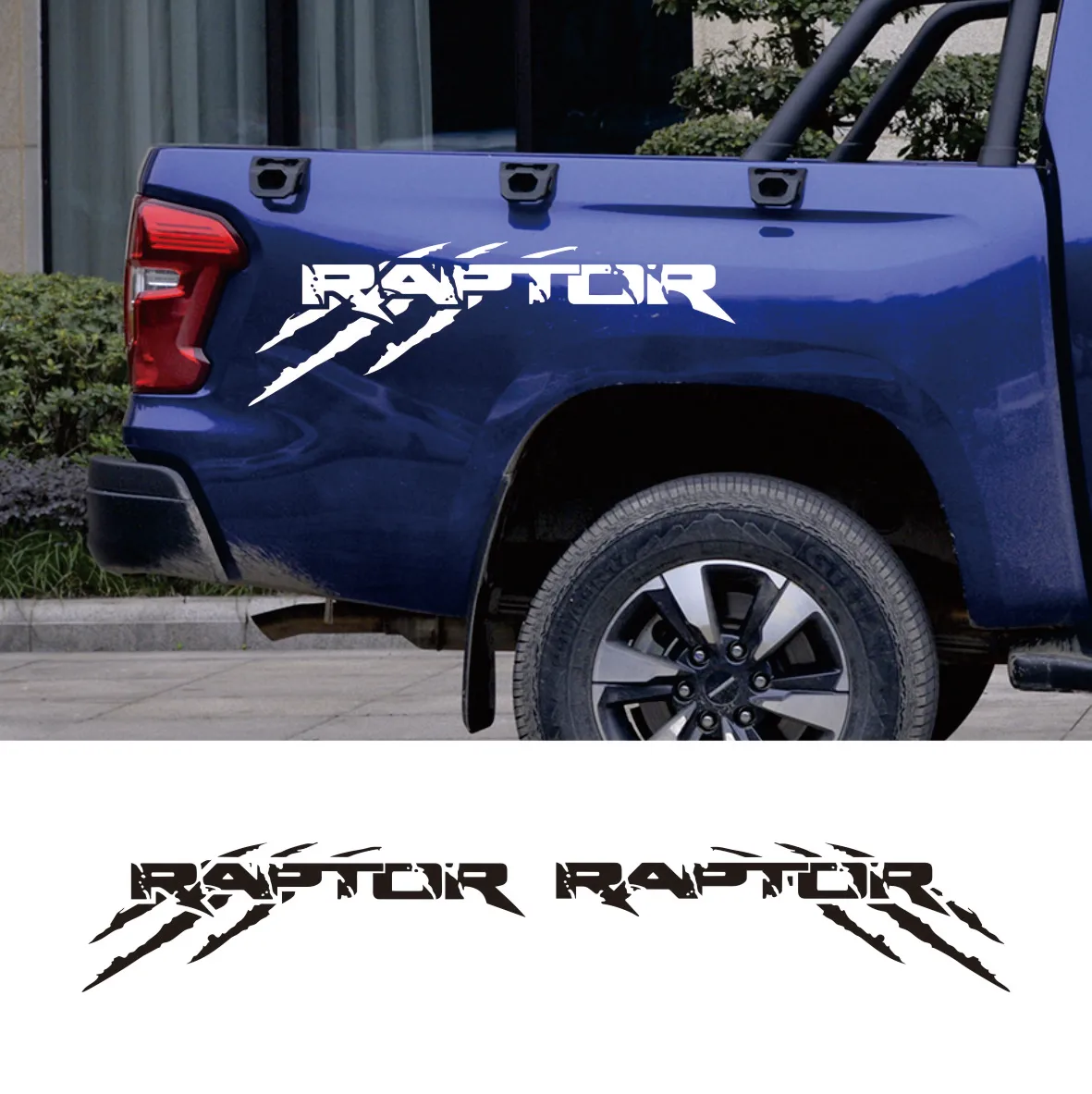 

2PCS Ford F-150 Raptor Truck Bed Quarter Decals - Vinyl Stickers for Car Styling, Racing Decor & Wrap Accessories