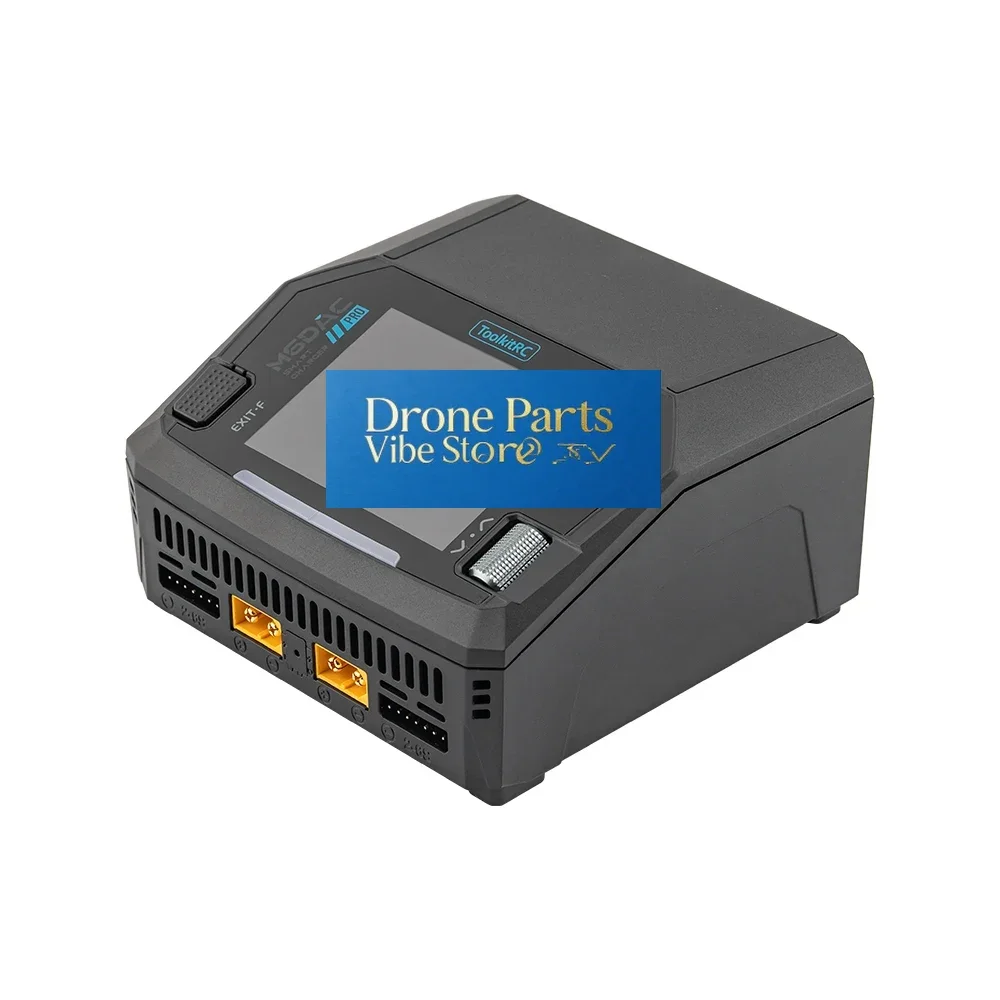Drone PartsToolkitRC M6DAC PRO & V2 AC200-300W DC 800W Li-ion Battery Balance Charger For FPV Drone