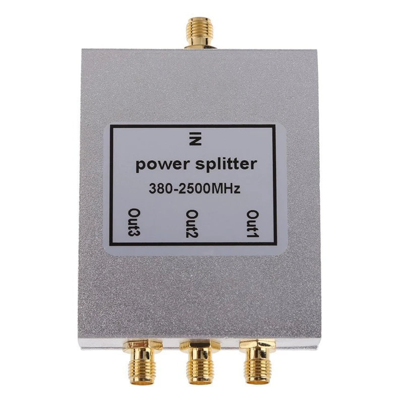 3 Way SMA Power Splitter 380Mhz-2500MHz,SMA Female Power Divider Signal Cable Splitter Female Divider