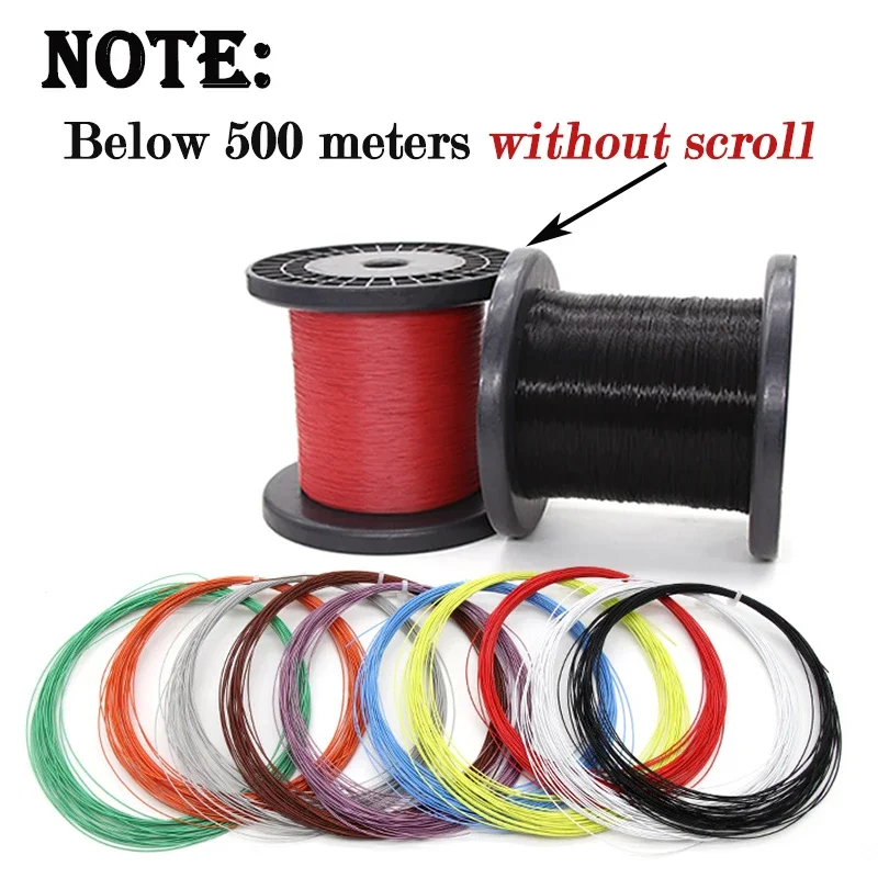 100/200/500M UL10064 PTFE Wire 40/36/34/32/30/28/26AWG PEP Plastic Solder High Conductivity Copper Cable Fine Micro Litz Wires