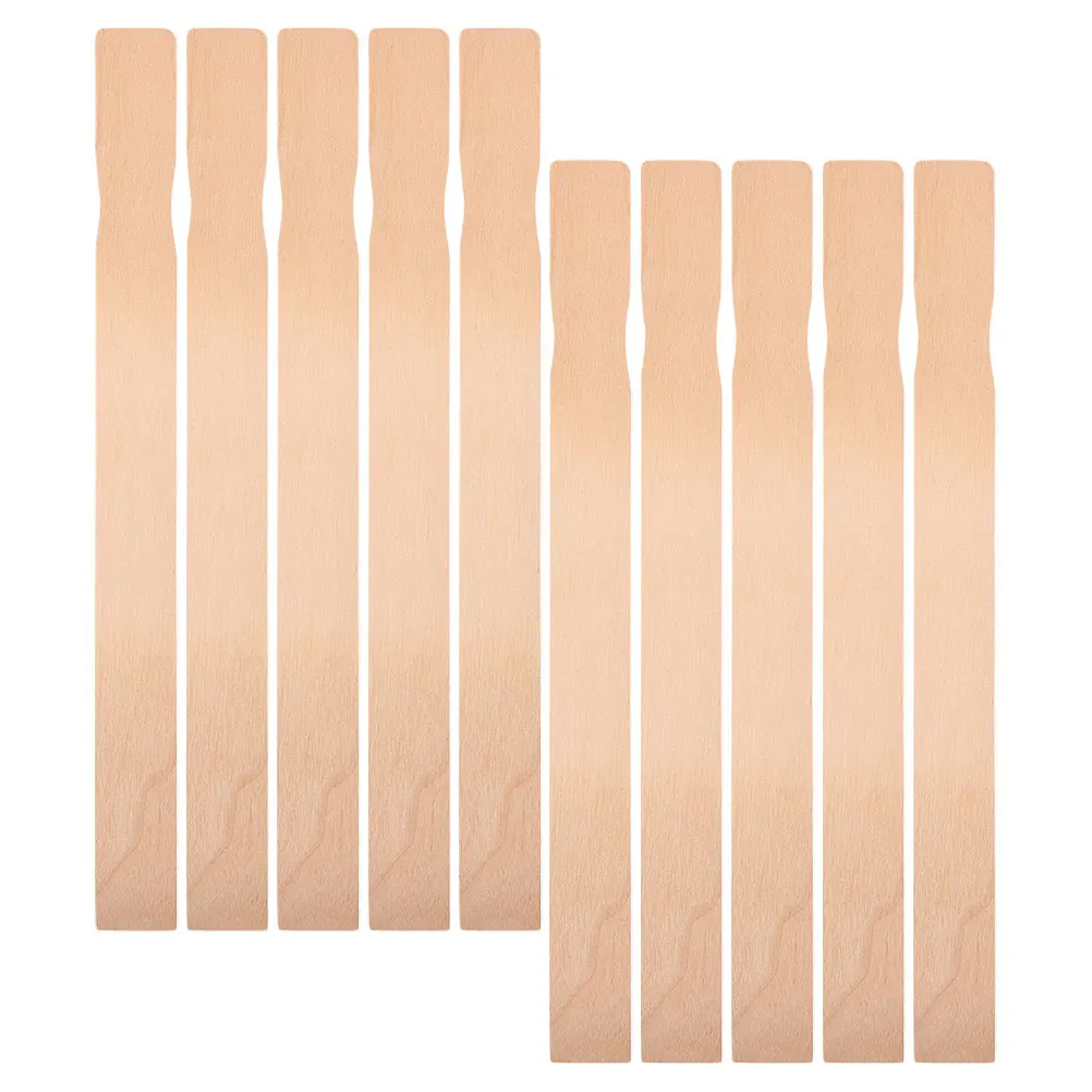 10pcs Paint Stir Stick Wood Craft Sticks Epoxy Stirrer Resin Mixing Rods Stirring Liquid Smooth Finish Reusable