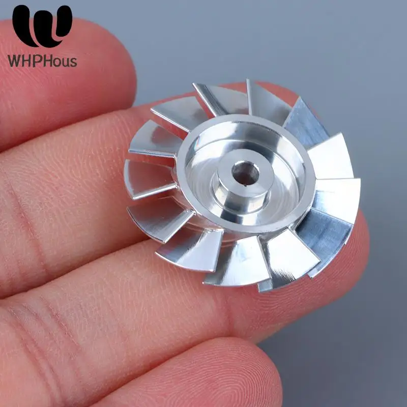 1PC Durable Hair Dryer Parts 27mm Aluminum High-speed Fan Blade Impeller CNC Machined High Precision Impeller Repair Accessory