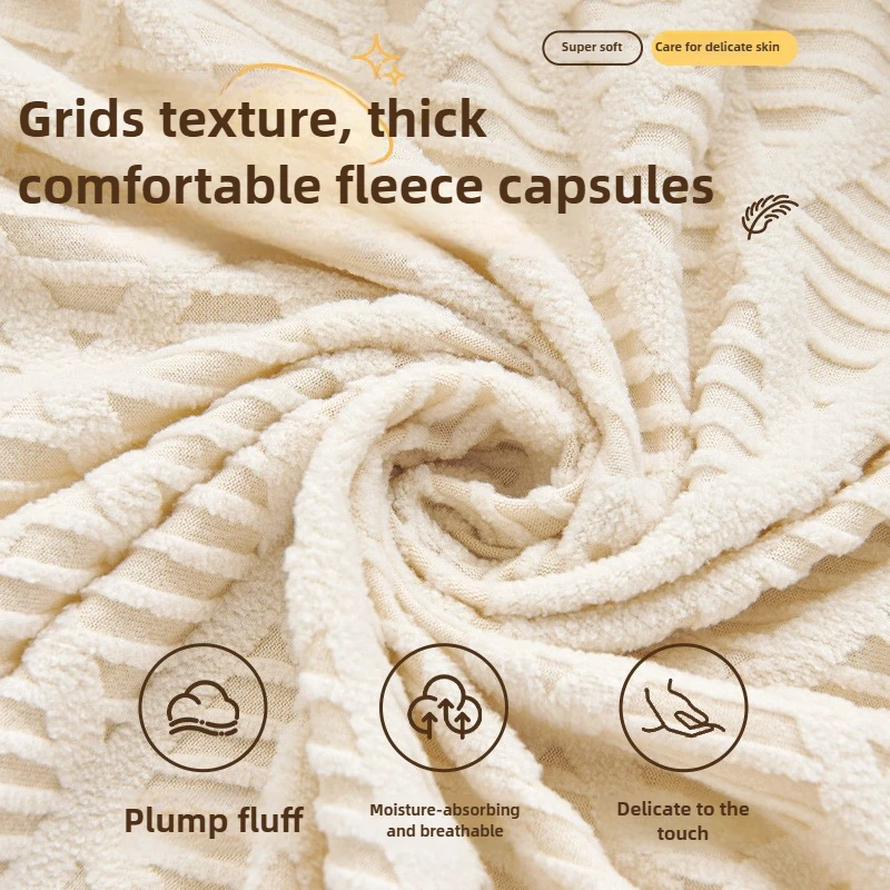 New Fleece Sofa Cover Full Package Universal Cover All-season Anti-cat Scratch and Anti-slip Sofa Protection Cover