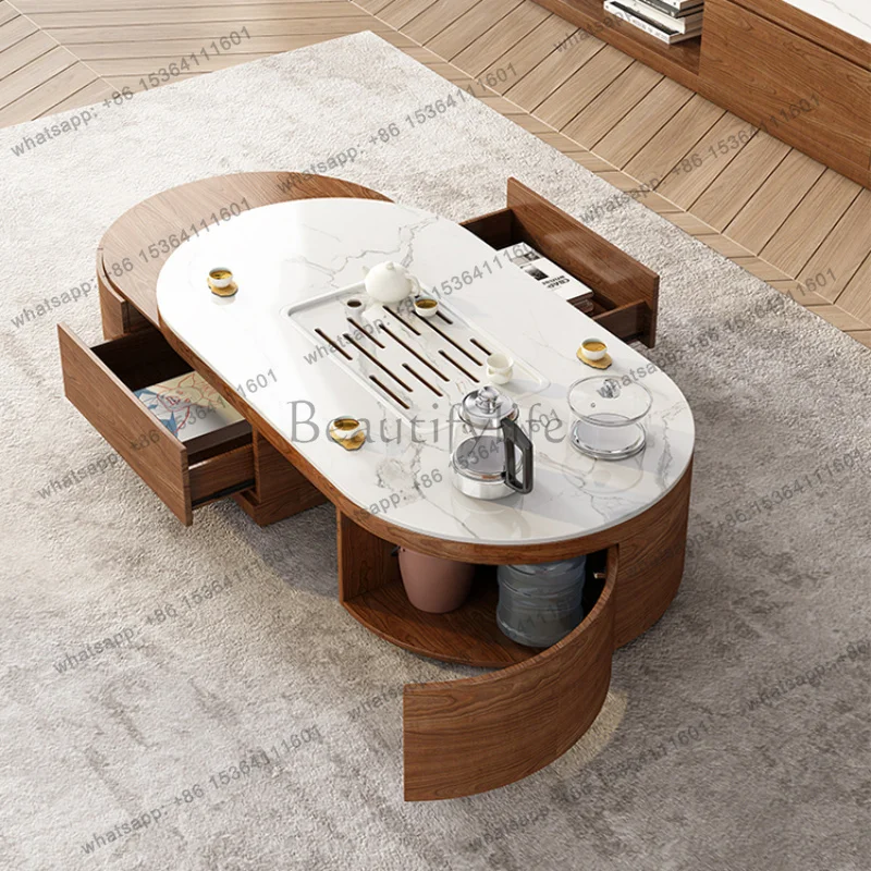 ld Luxury Design Coffee Tables Books Writing Storage Drawers Living Room Moving Coffee Table Computer Couchtisch