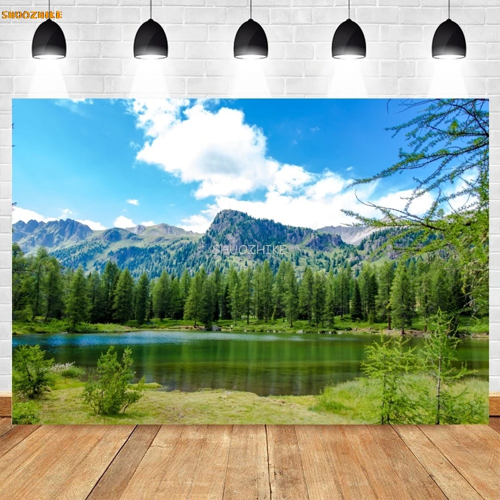 خلفية تصوير ربيعية، عشب الغابات الخضراء، حديقة الحديقة، المناظر الطبيعية، ديكور العطلات، خلفية التصوير الفوتوغرافي، استوديو الصور