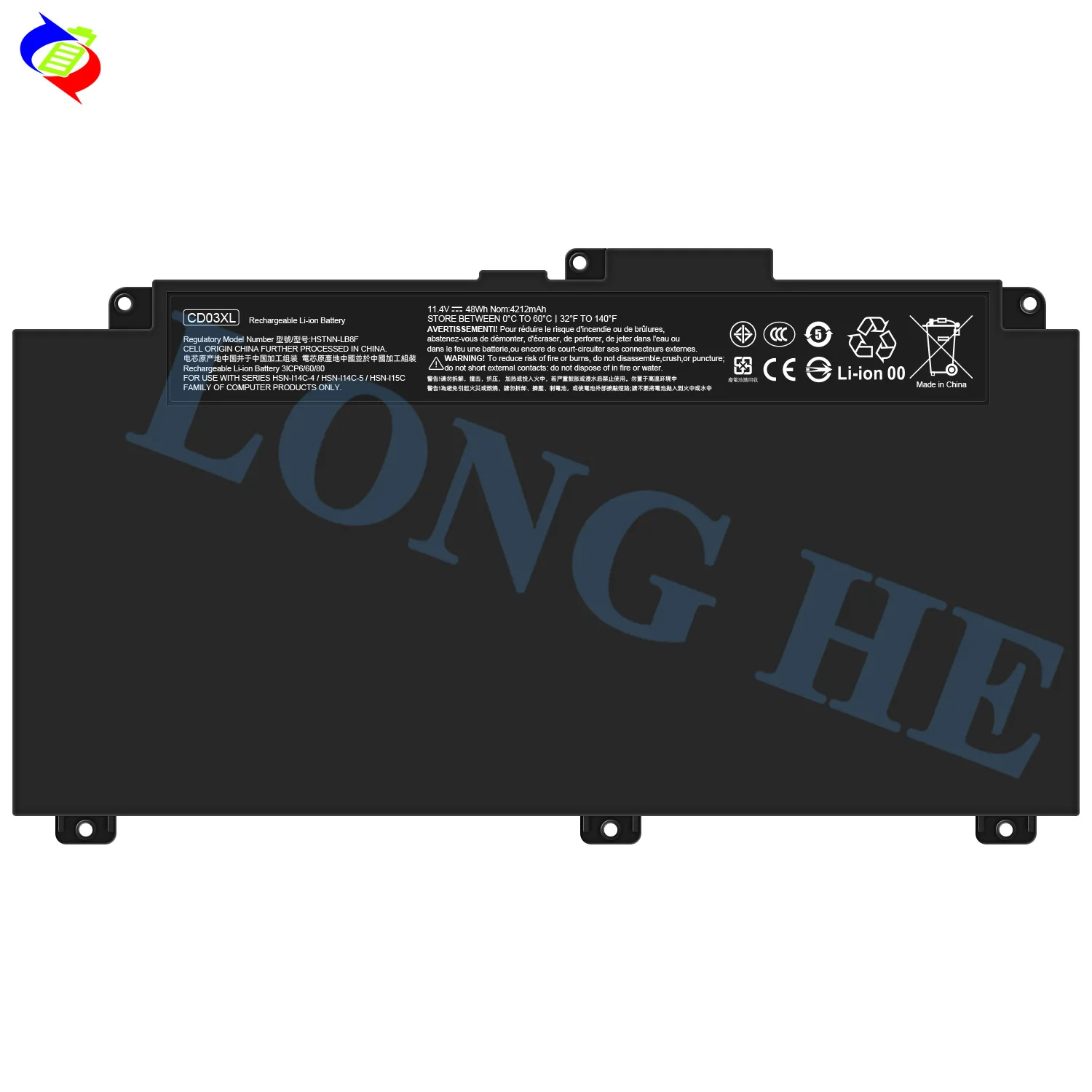 High Capacity CD03XL Laptop Battery For HP CD03048XL 931702-171 931702-421 931702-541 HSTNN-UB7K LB8F IB813