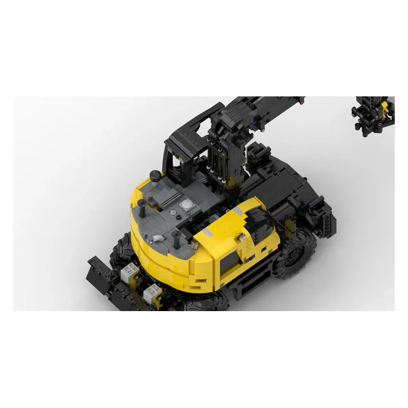 Excavator MOC-177607 - RC Device 918 Compact Excavator Toy Model Building Block Toy 2533PCS DIY Birthday Gift for Kids