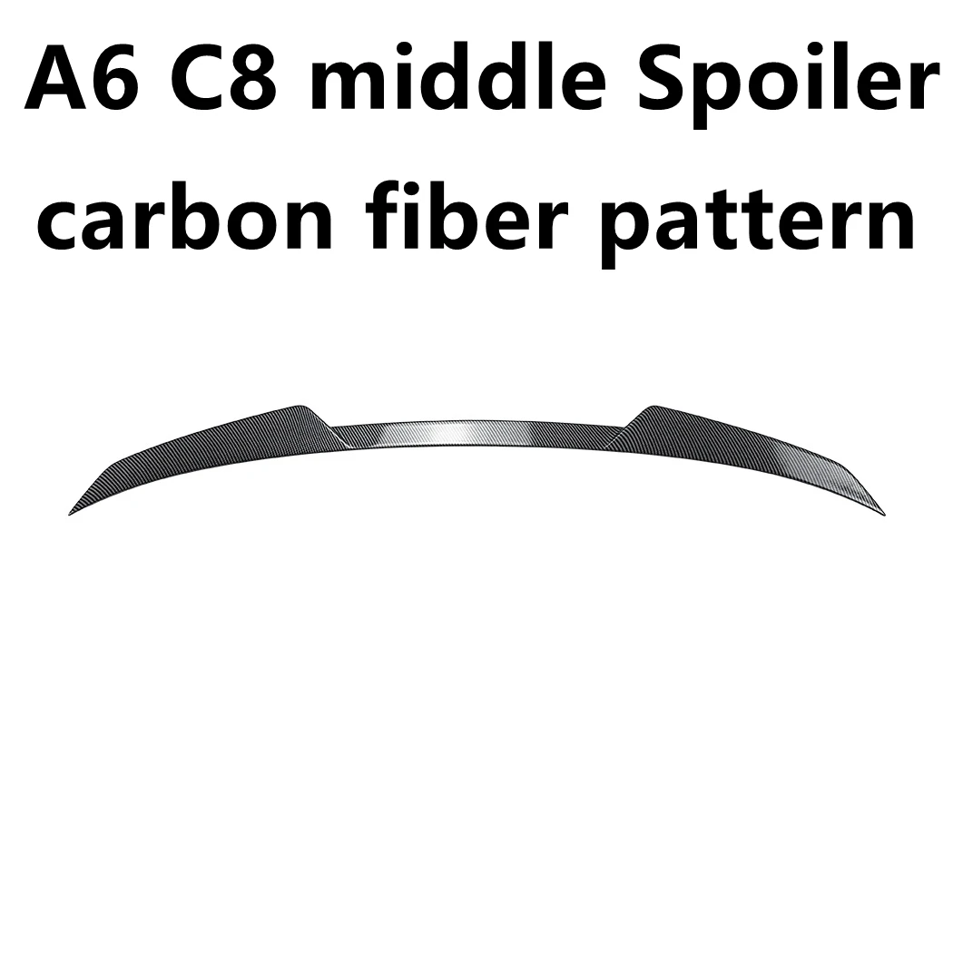 Audi Nieuwe A6 RS6 C8 Dak Spoiler 2019 tot 2024 Avant Sportsline Style Auto Achter Spoiler Wing Lip Hoge Kwaliteit ABS Body Kit - afbeelding 1