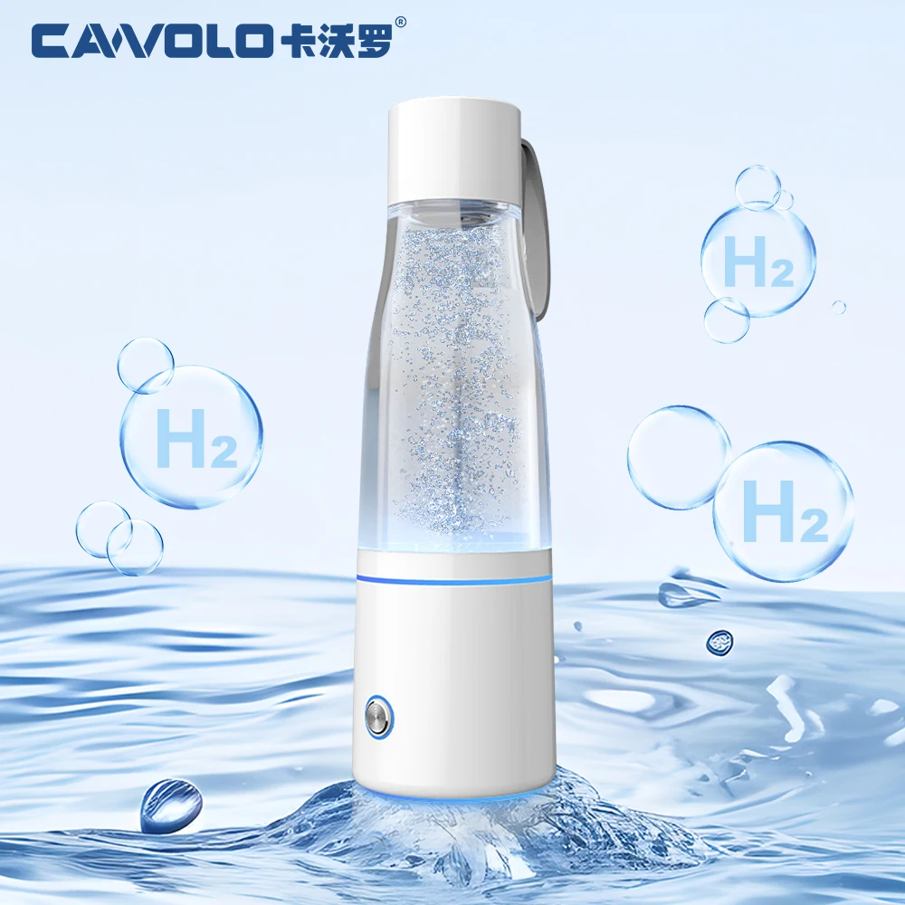 Cawolo 2024 New Design SPE PEM Technology Rich Hydrogen Water Bottle Generator 5000 Ppb Althy Hydrogen Water Generator 6000ppb