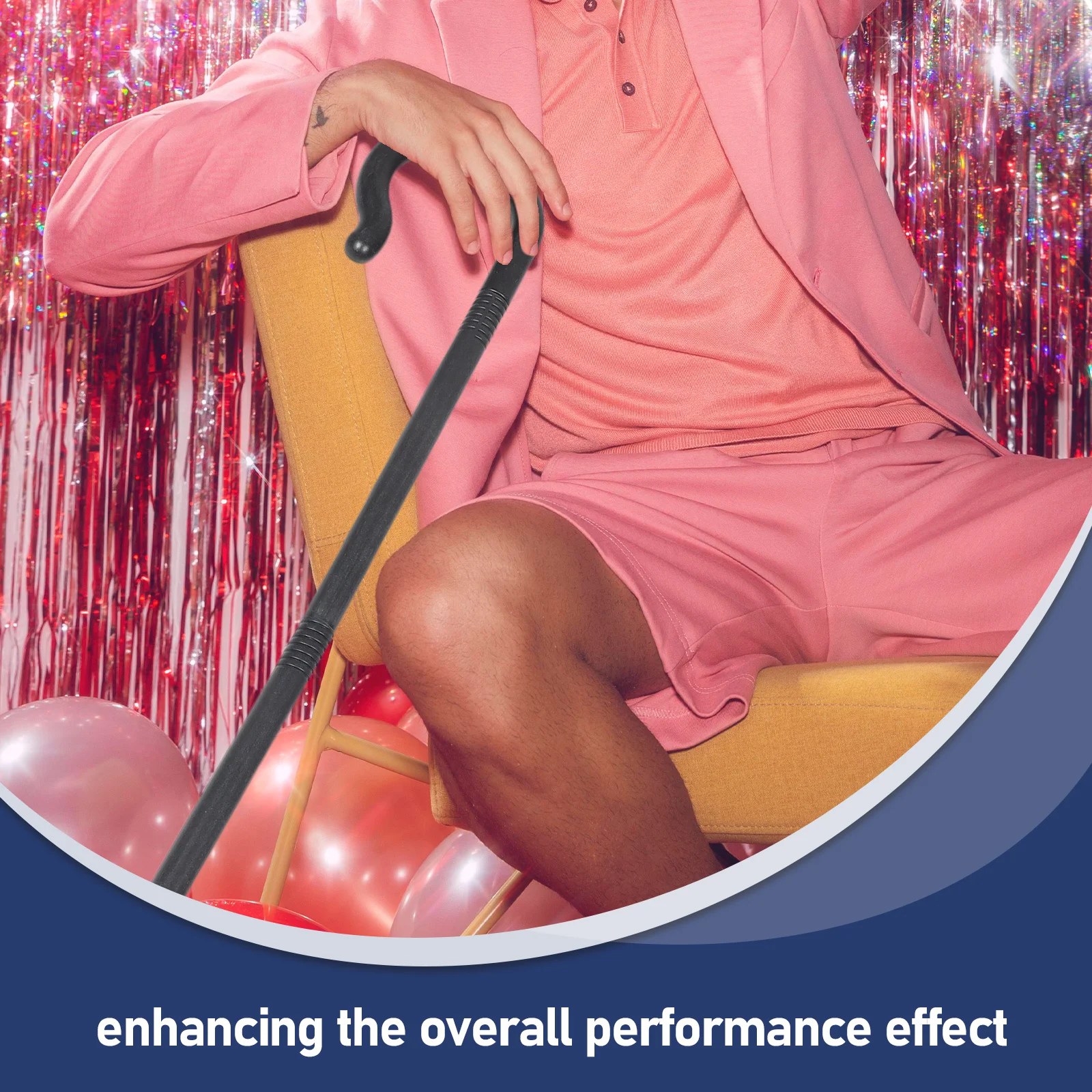 Bastón de mago desmontable, bastón transformador de tres secciones para actuación, fiesta de Halloween, disfraz de utilería teatral