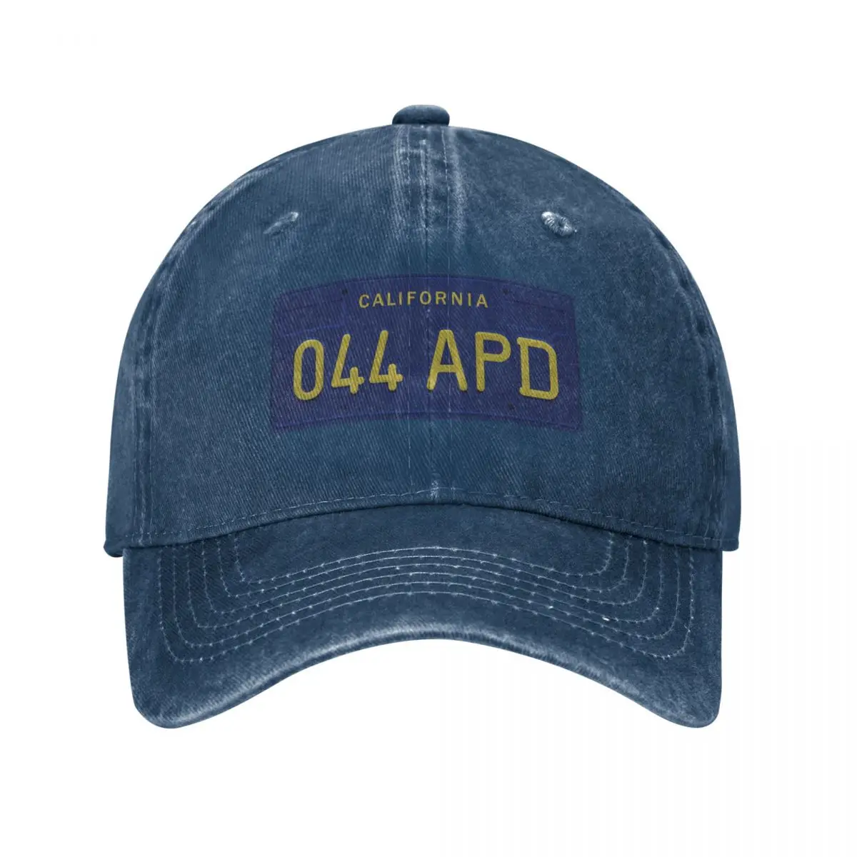 044 APD California license plate (Lt. Columbo) Baseball Cap Designer Hat Hat Luxury Brand Women's Beach Visor Men's