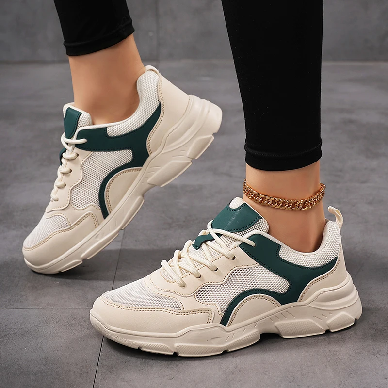 

YRZL Women Jogging Casual Sneakers Breathable Running Shoes Non Slip Walking Shoes Ladies Comfortable Sports Shoes for Women