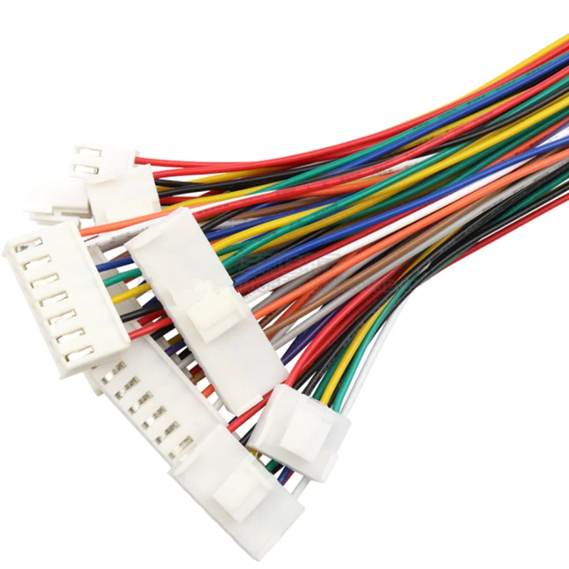 10 pcs VH3.96 3.96mm Female Housing Plug Connector Wire Cable 2 3 4 5 6 7 8Pin 22AWG Wire 10/20/30cm Length