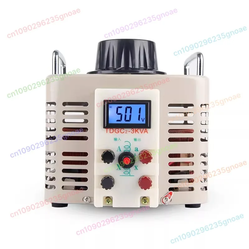 

220V single-phase voltage regulator AC step-up power supply TDGC2-3kw digital display 0-500v adjustable transformer 3000W