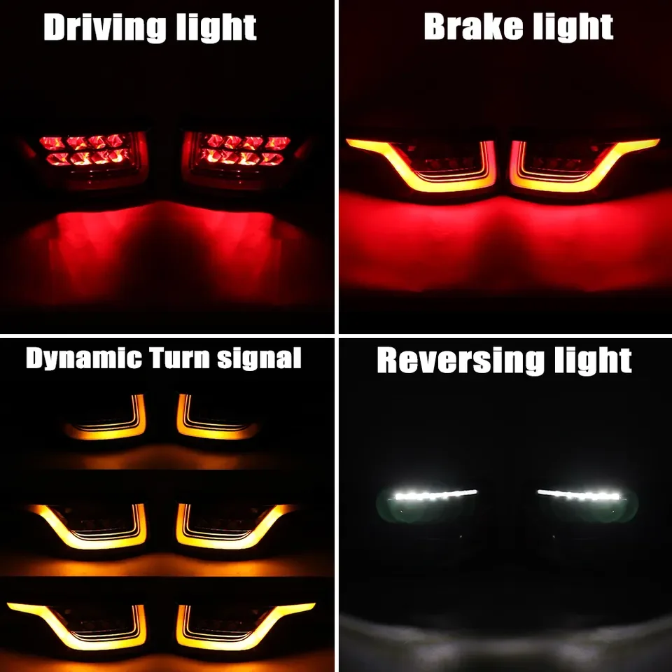 LED Brake Fog Lamp Yellow Turn Signal Light Rear Tail Light for Range Rover Sport 2014-2017