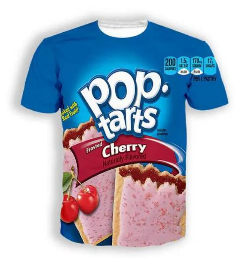 

Funny Candy Snack Bag Chocolate Sauce 3D Print Women Casual T-Shirt Women Men Summer Harajuku T Shirts Casual Fashion Clothes