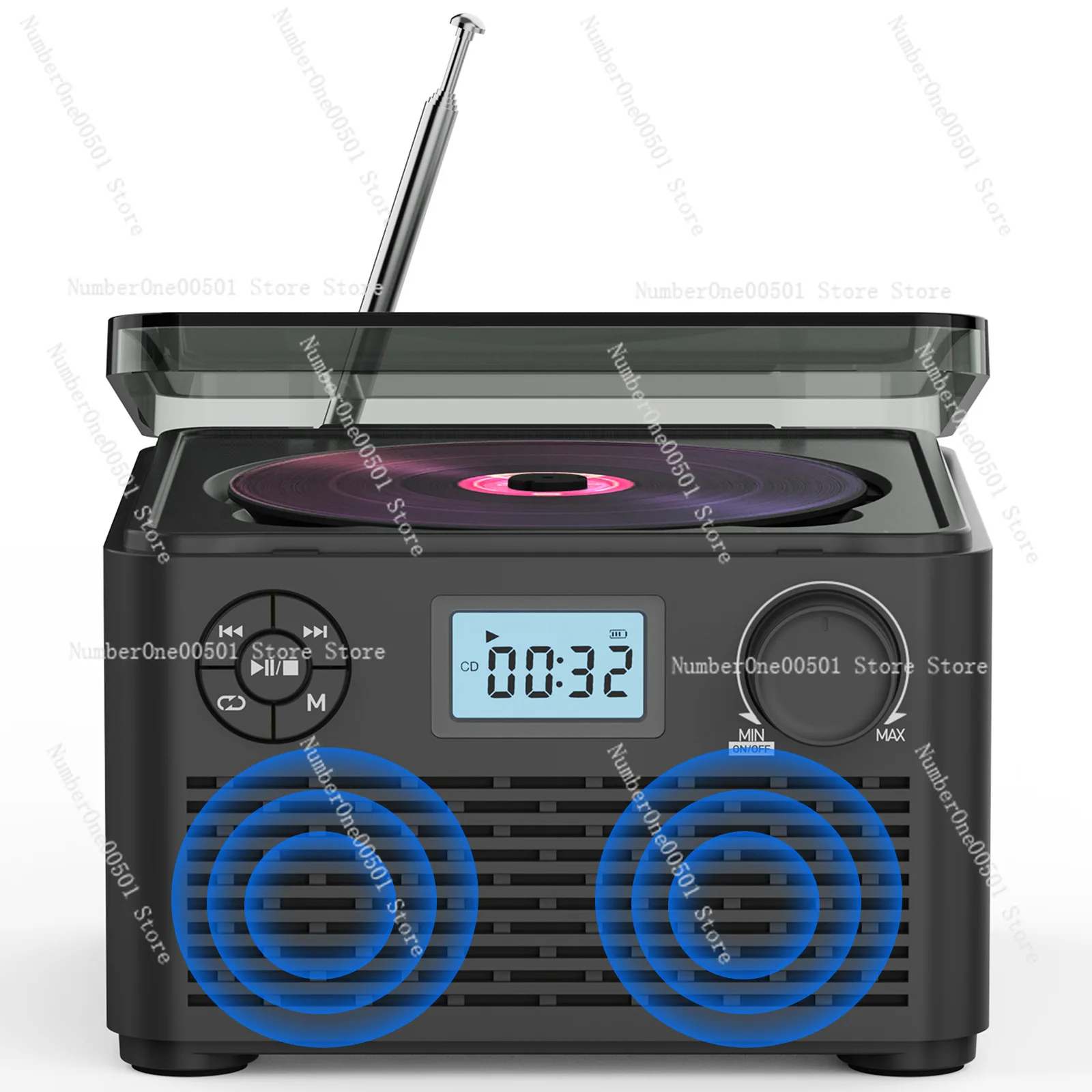 

Домашний проигрыватель компакт-дисков в стиле ретро, Bluetooth, FM-радио, музыкальный альбом, проигрыватель дисков для изучения английского языка