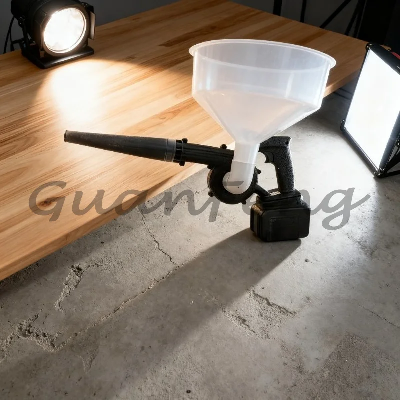 fruit-tree-plant-protection-spraying-device-portable-electric-dry‑powder-sprayer-equipped-with-powder-funnel-battery-excluded