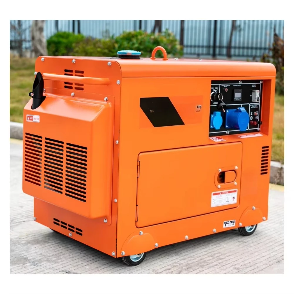 8 kW Silent Open Frame Generator 8kVA 10kVA 3Phase Auto Start Remote Start ATS Generator Set