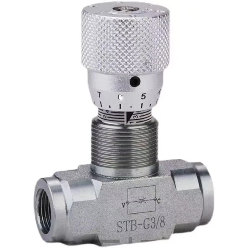 Bidirectional Hydraulic Throttling Valve Hardened Steel Precise Flow Adjustment High Pressure