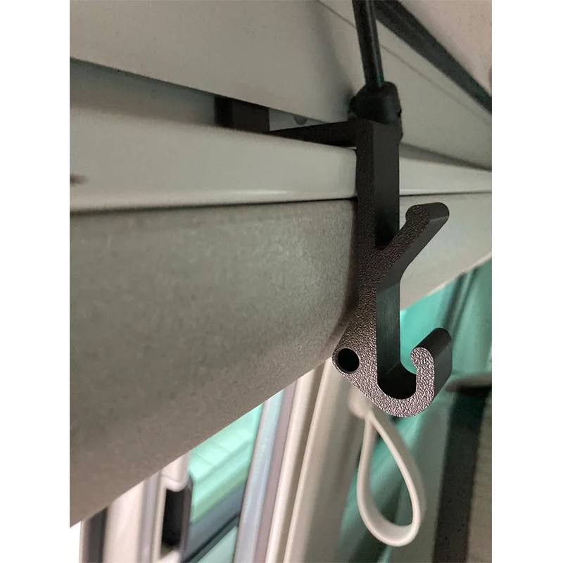 T-Type Car Hook for Volkswagen VW Van California Beach Coast Ocean T5 T6 T6.1 Series Storage Organizer for Jackets Bags Hats view 5