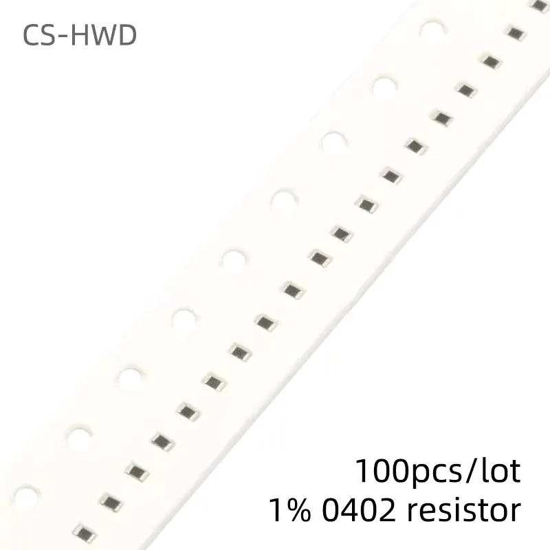 100pcs 1% 0402 SMD resistor 0R ~ 10M 1/16W 0.1 1 10 22 100 150 220 330 ohm 1K 2.2K 4.7K 10K 100K 1R 10R 100R 150R 220R 330R 1M