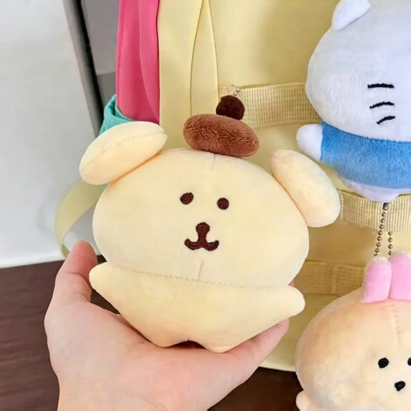 Joke Bear Plush Toy Pendant Cartoon Hachiware Usagi Doll Small and Cute Book Bag Decoration Small Pendant
