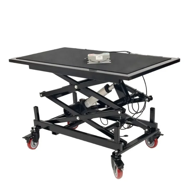 Xiangyin Elektrisch verstelbare paardenkruk Opvouwbare mobiele interieurdecoratie Tegelwagen met voetafstandsbediening