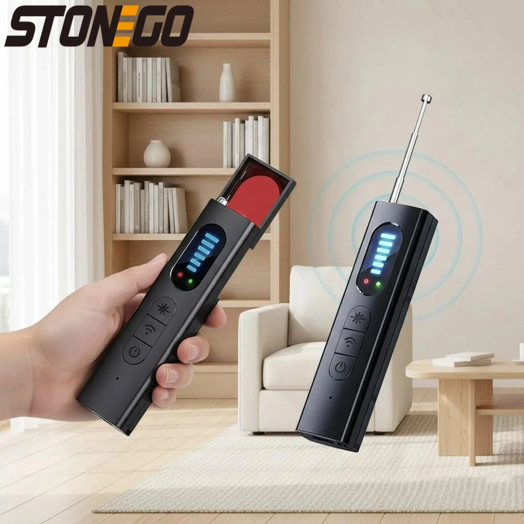 

Hidden Camera Detector Anti Spy GPS Tracker RF Signal Scanner Wireless Bug Detector Security Gadget Protection Device