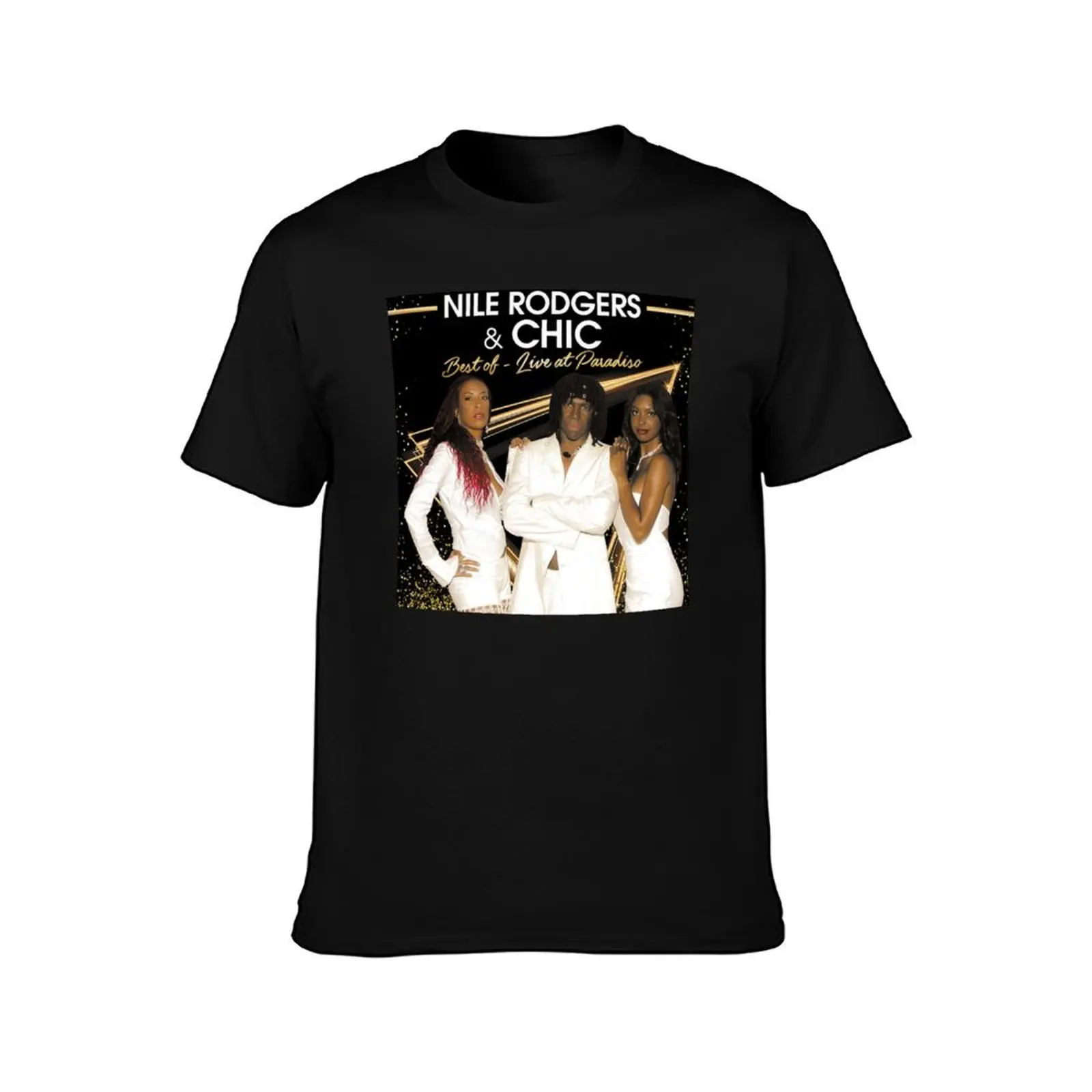 Nile Rodgers -Best Of (Live in Paradiso) album 2016 T-Shirt Athletic Quick Dry for Men T-Shirt