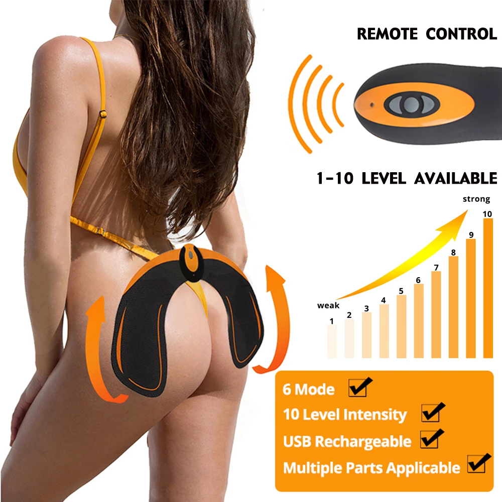 ABS Stimulator Fitness Body Slimming Massager Electric Muscle Stimulator EMS Wireless Abdominal Buttocks Hip Trainer Body Slimmi