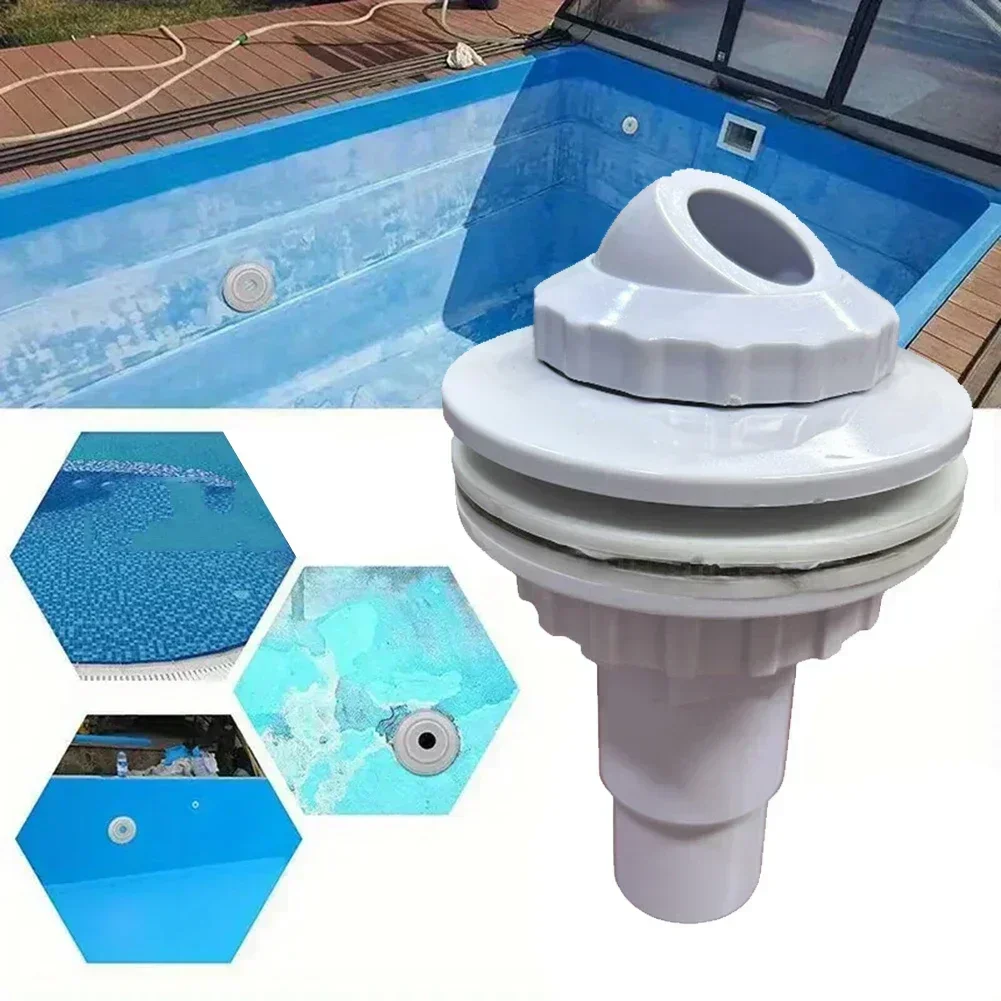 

Above Ground Swimming Pool Return Jet Kit With Gaskets And Hose Adapter For Efficient Water Circulation