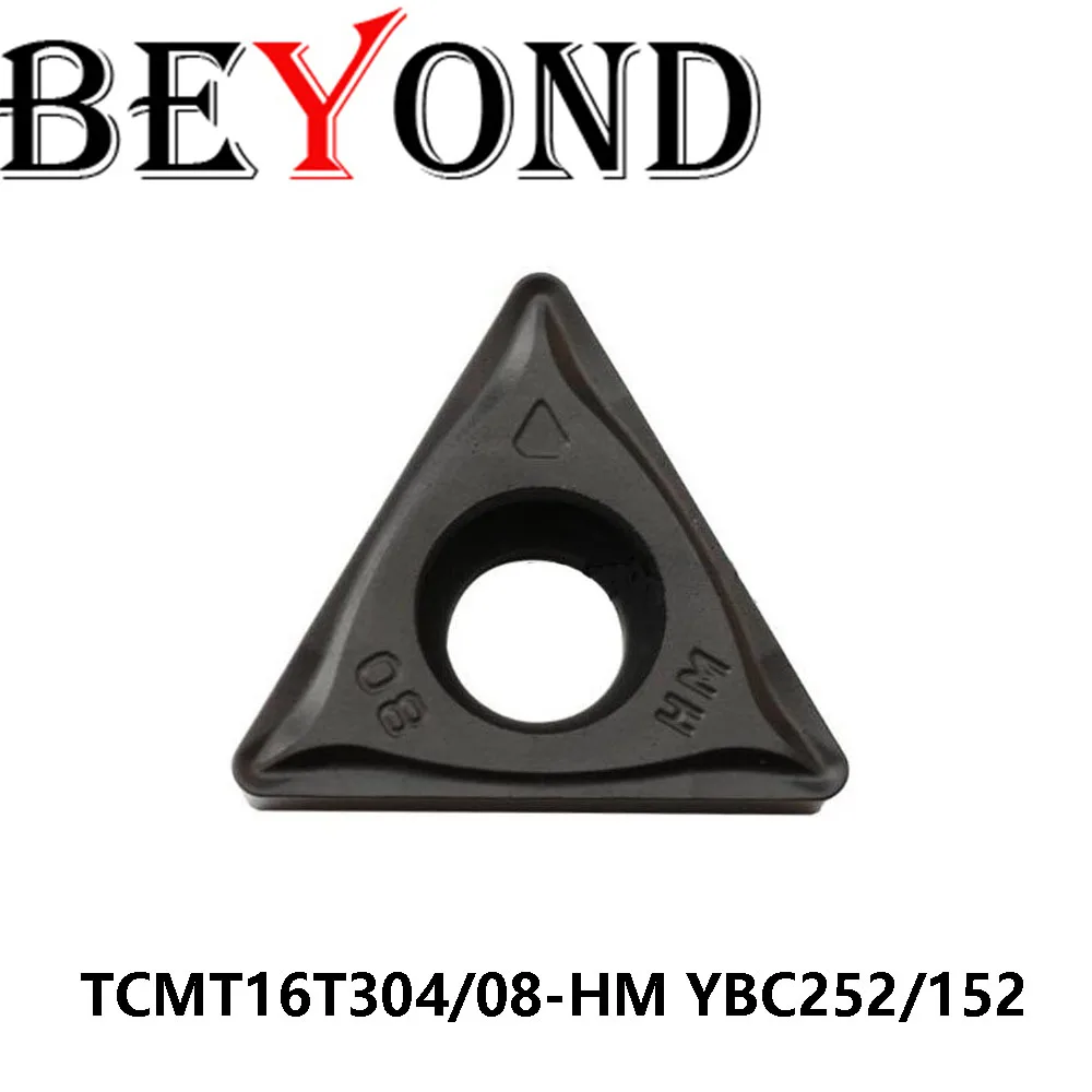 

Original TCMT16T304-HM TCMT16T308-HM YBC252 YBC152 Machine Carbide TCMT Inserts Turning Tools Lathe BEYOND CNC Processing Steel