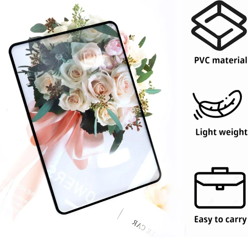 Lupa de hoja grande de página completa, ayuda de lectura, lupa de lectura, lente de aumento de página de vidrio, 4 Uds.