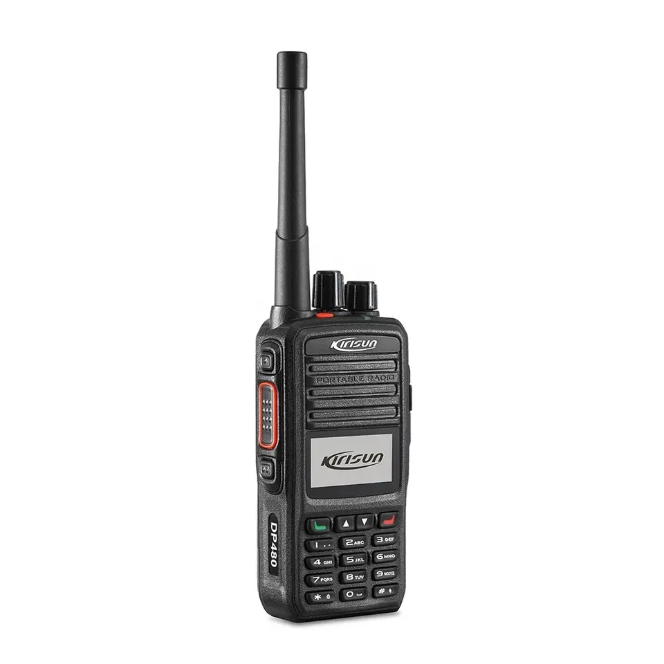 DMR Draagbare Radio Krisun DP480 DP485 Walkie Talkie Handbediende Twee Manier Radio voor Business 100 mijl Digitale Woki Toki Lange afstand