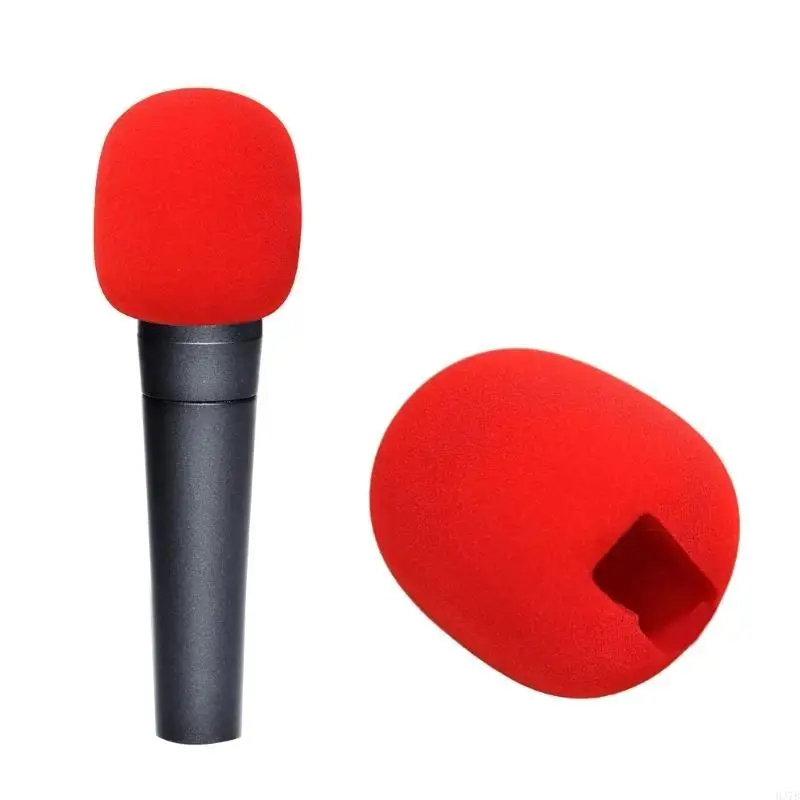 H37B Universal Schwamm Mikrofonabdeckung Rauschunterdrückung Mikrofon Windschutzscheibe Hülse für Lavalier quadratische