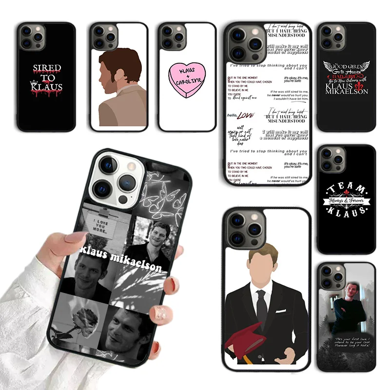 The Originals Klaus Mikaelson Phone Case For iPhone 15 16 11 12 13 14 Pro Max Mini Cover For iPhone Max 7 8 Plus Fundas