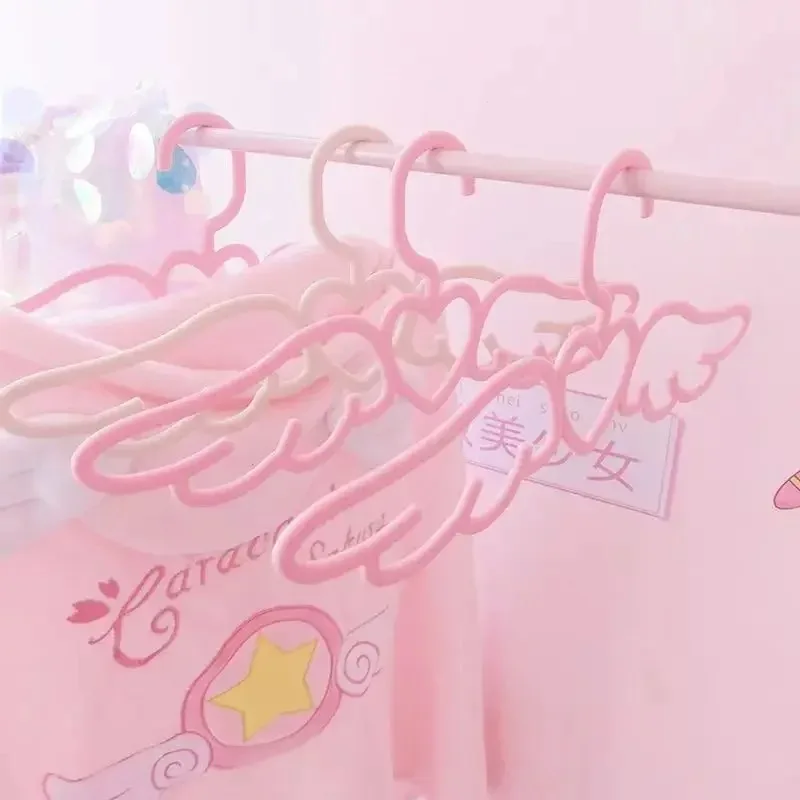 20/10/5pcs Angel Love Clothes Hanger Household Seamless Cute Clothes Hanger Tie Scarf Drying Clothes