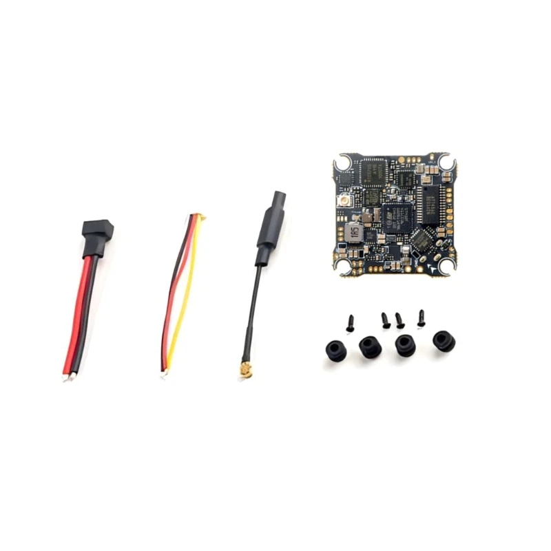 

HappyModel X12 5in1 1-2S Flight Controller Built-in BLHELIS 12A OPENVTX 400mW for FPV Drones Accessories Dropship