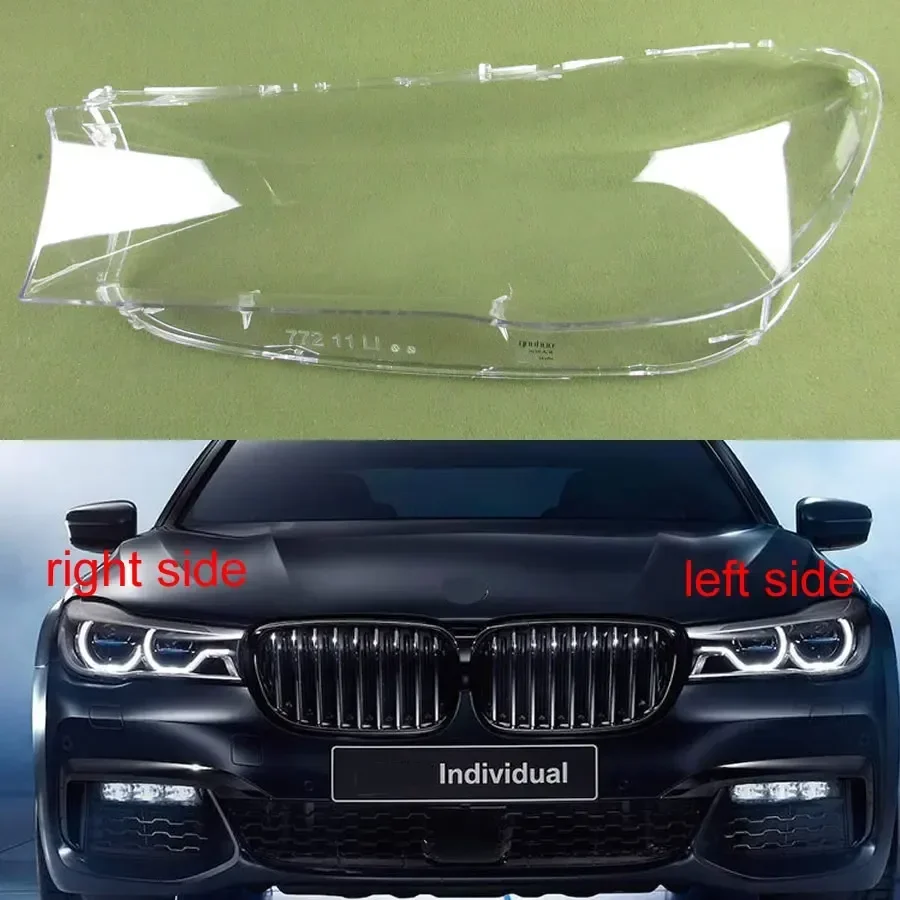 For BMW 7 Series G11 G12 730 740 760 2016 2017 2018 Headlight Cover Headlamp Shell Transparent Lampshade Case Lens Plexiglass