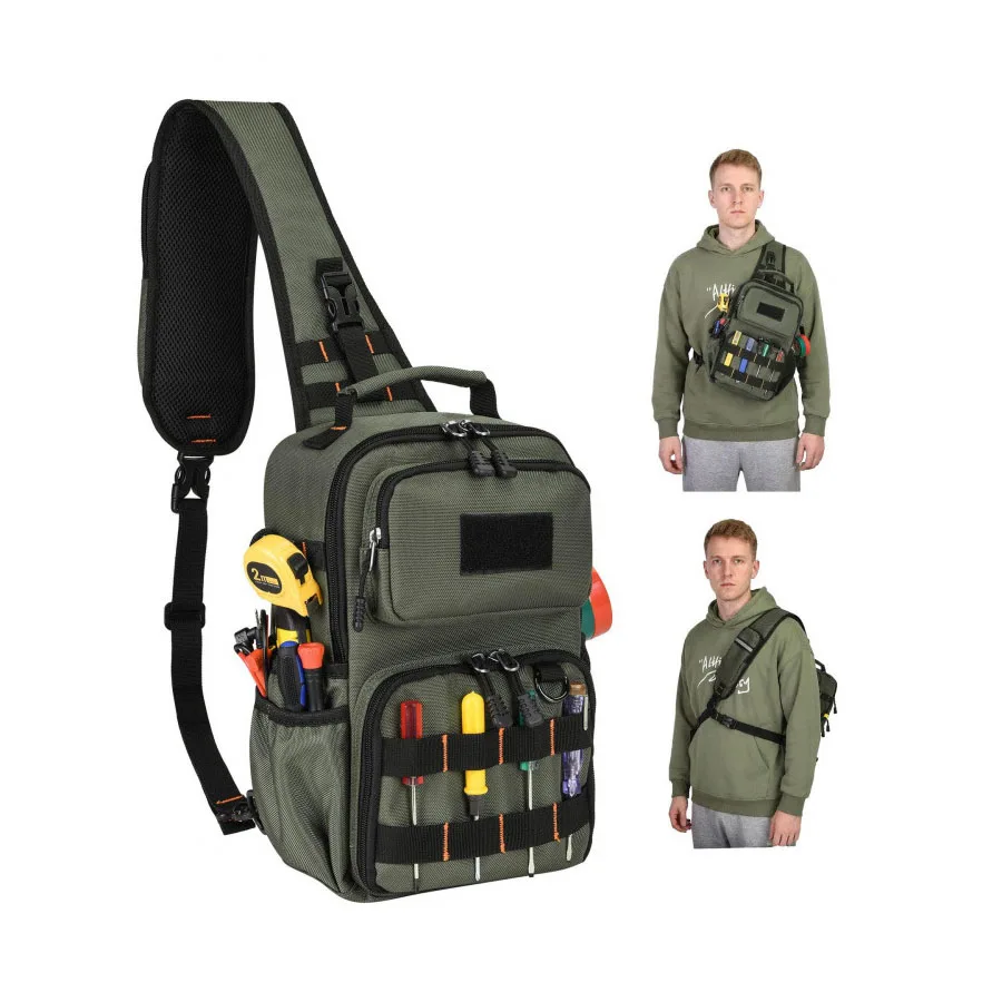Tactical Electrician Tool Chest Bag with Oxford Waterproof Design Tool Chest Bag Outdoor Tool Kit