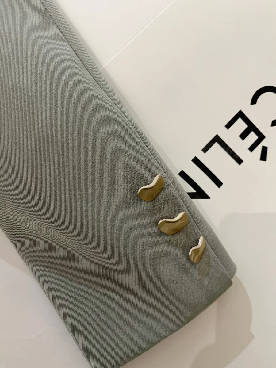 Весна и осень 2024, новый повседневный элитный блейзер в британском стиле, женский модный маленький костюм с французской текстурой, новые подходящие комплекты