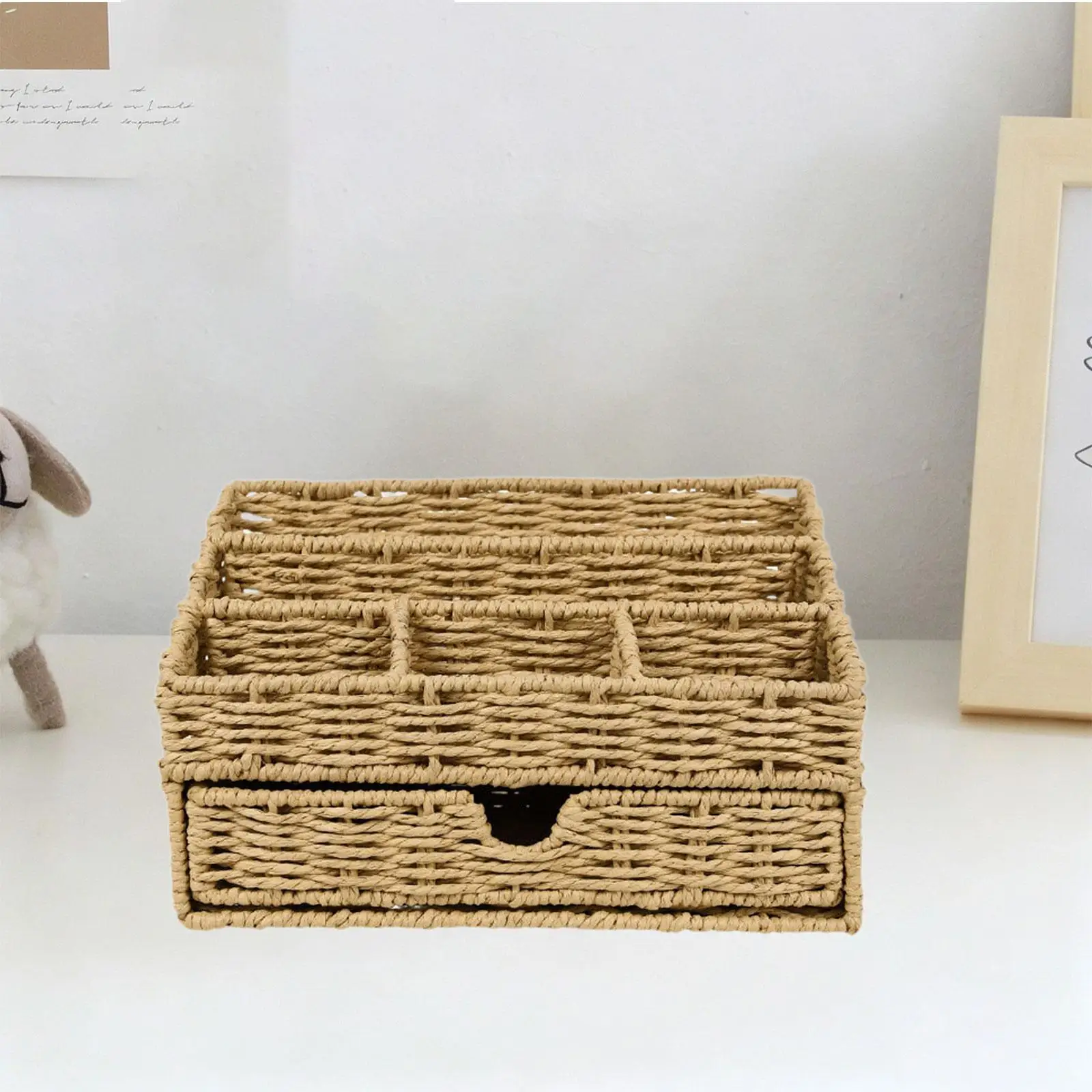 Cesta organizadora tejida para cosas de tu gato o perro - imagen 5