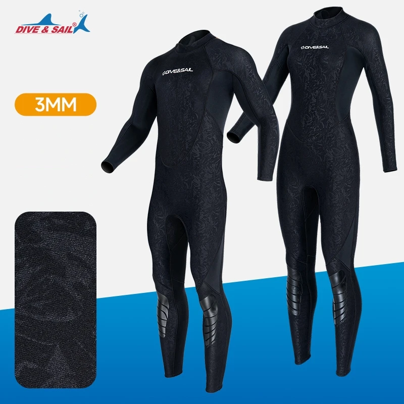 

3MM Neoprene Adults Scuba UnderWater Hunting Keep Warm Snorkeling Surfing Kayaking WetSuit Full Body Spearfish Drifting Wetsuit