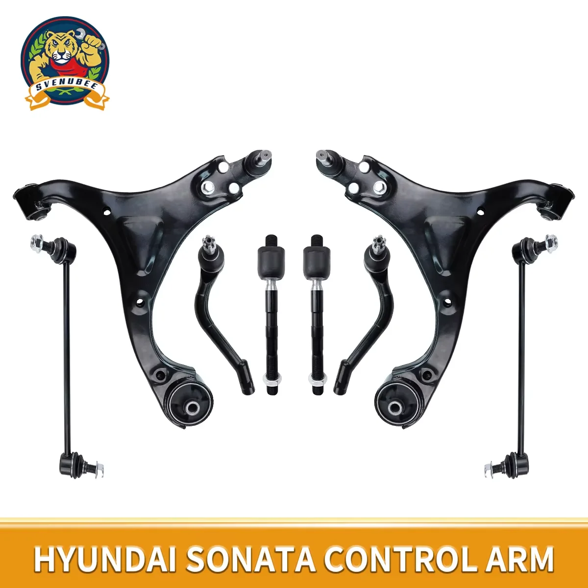 

Svenubee Front Lower LH & RH Control Arm with Ball Joints Stabilizer Link 8Pcs Set for Hyundai Sonata 2011 2012 2013 2014