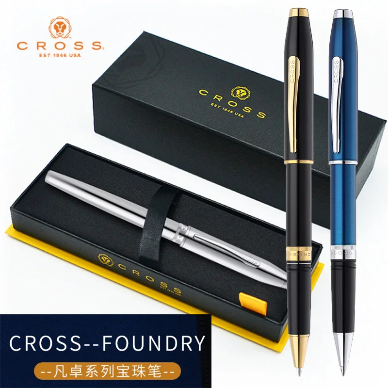 cross-zofan-series-07mm-ballpoint-pen-with-metal-twist-cap-rollerball-pen-double-layer-midring-etched-clip-sign-pen-gents