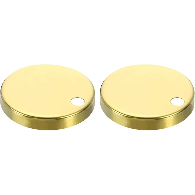 

2Pcs Toilet Hinge Cover, 60mm Stainless Steel Pan Top Fixing Decorative Covers, Fixings