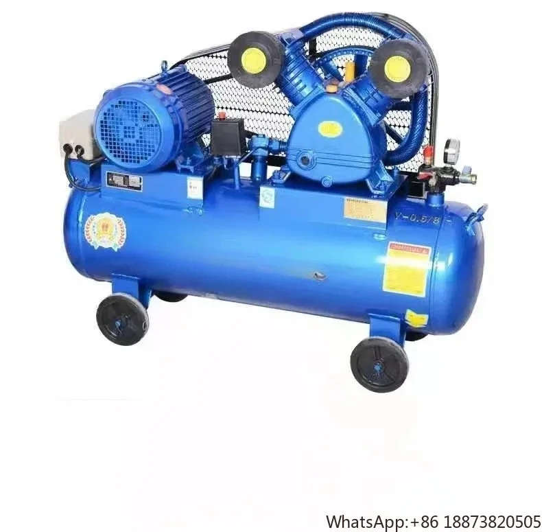 China Famous 90L 4KW Air Compressor For CNC Plasma Cutting Machine